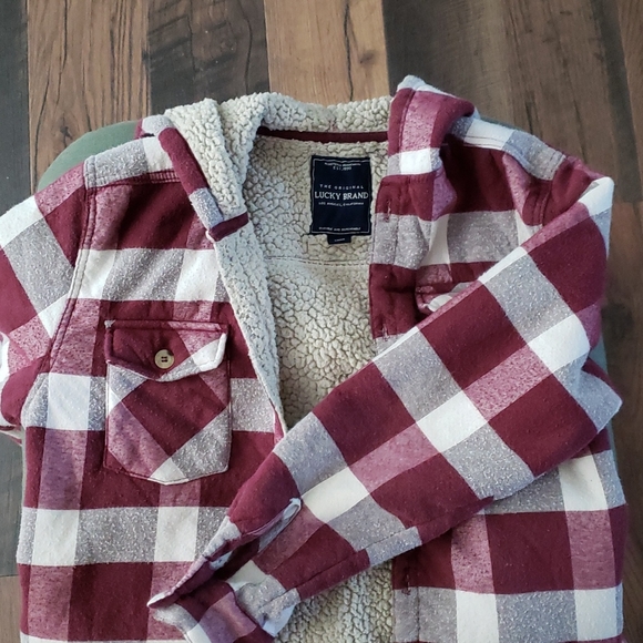 Lucky brand boys flannel jacket size Large - Picture 3 of 4